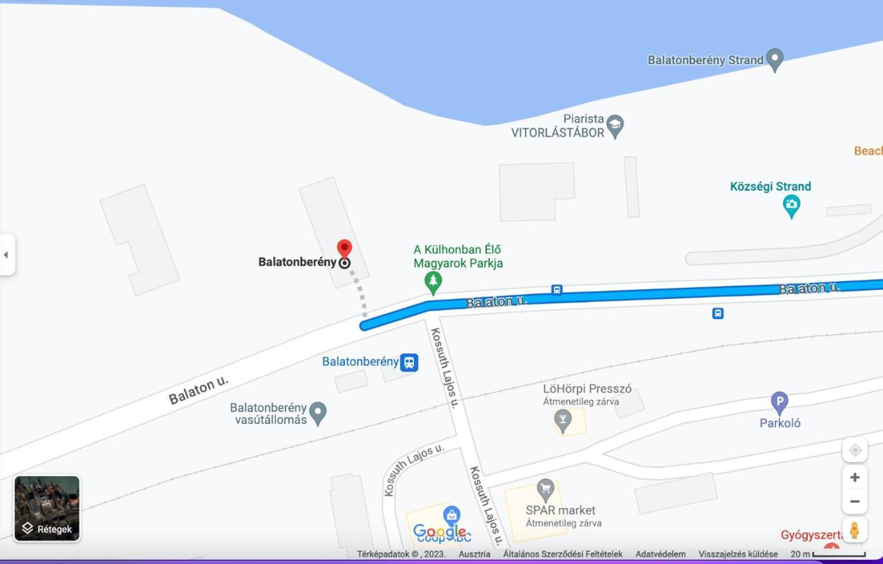 Albert Apartman Balatonberény エクステリア 写真